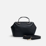 Bolso manos libres azalea de cuero para mujer - Negro