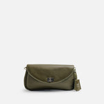 Bolso manos libres pontiara de cuero para mujer - Verde
