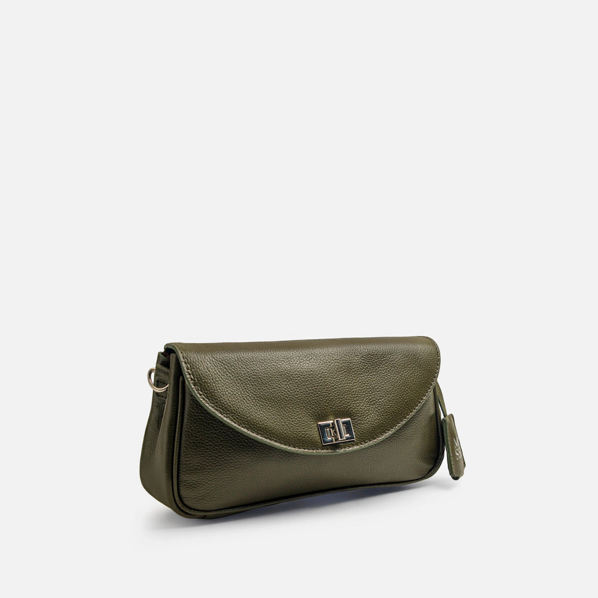 Bolso manos libres pontiara de cuero para mujer - Verde