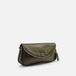 Bolso manos libres pontiara de cuero para mujer - Verde