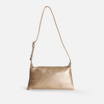 Bolso manos libres ventela de sintético para mujer - Oro