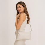 Bolso manos libres vera de sintético para mujer - Hueso