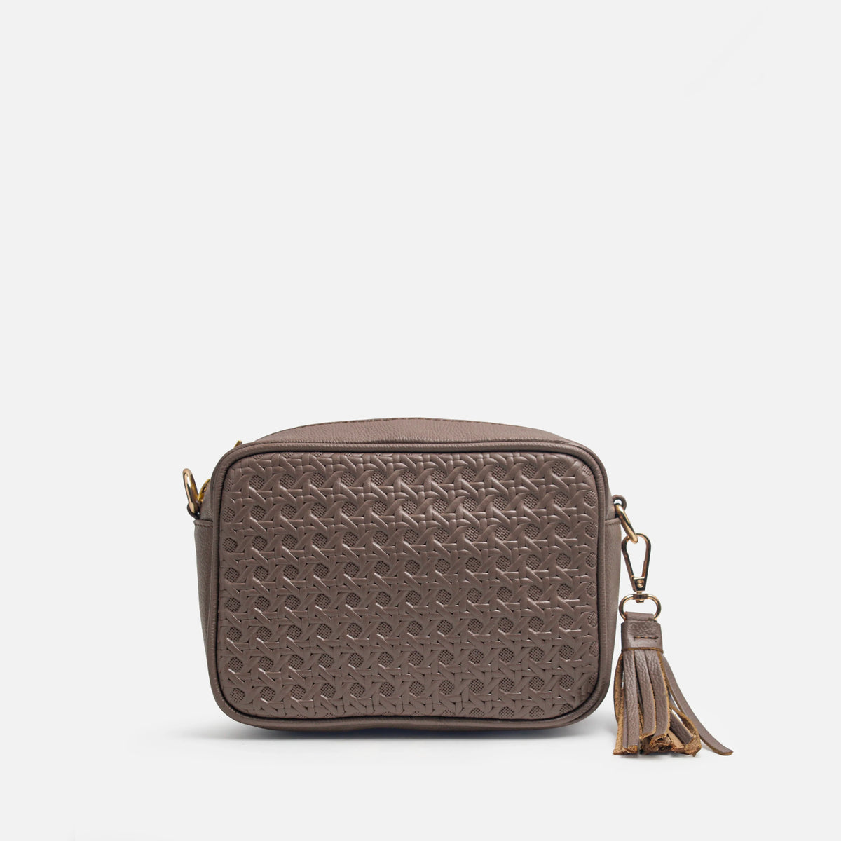 Bolso manos libres alessia de cuero para mujer - Taupe