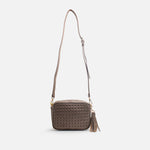 Bolso manos libres alessia de cuero para mujer - Taupe