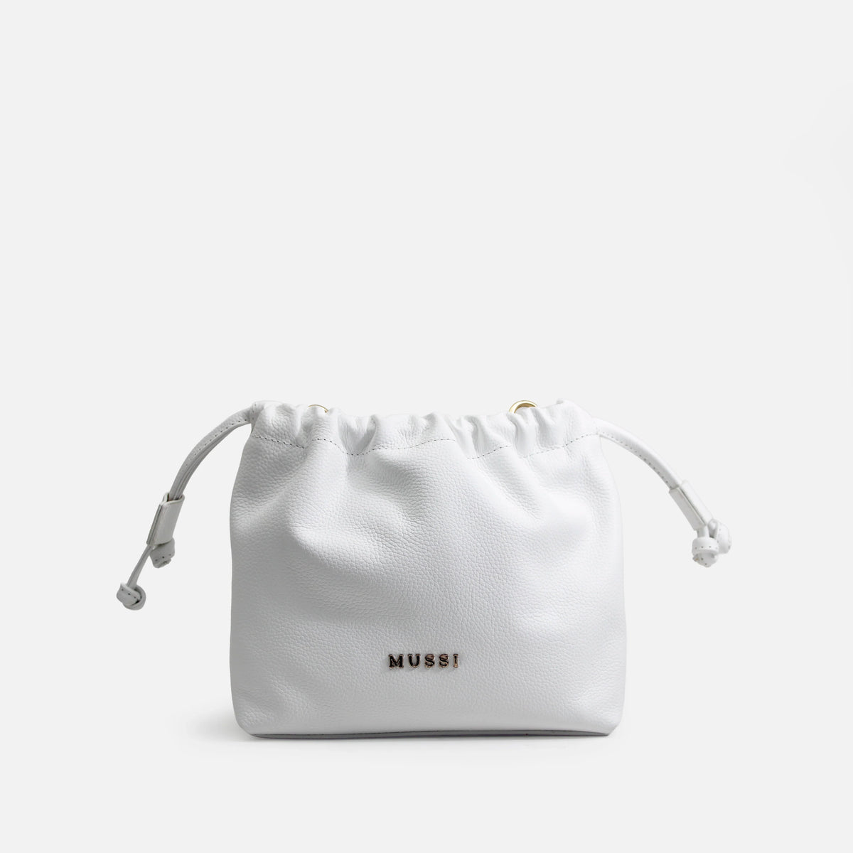Bolso manos libres mia de cuero para mujer - Blanco