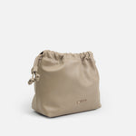 Bolso manos libres mia de cuero para mujer - Taupe