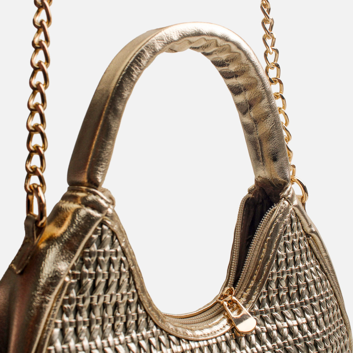 Bolso manos libres noxia de sintético para mujer - Oro