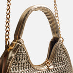Bolso manos libres noxia de sintético para mujer - Oro