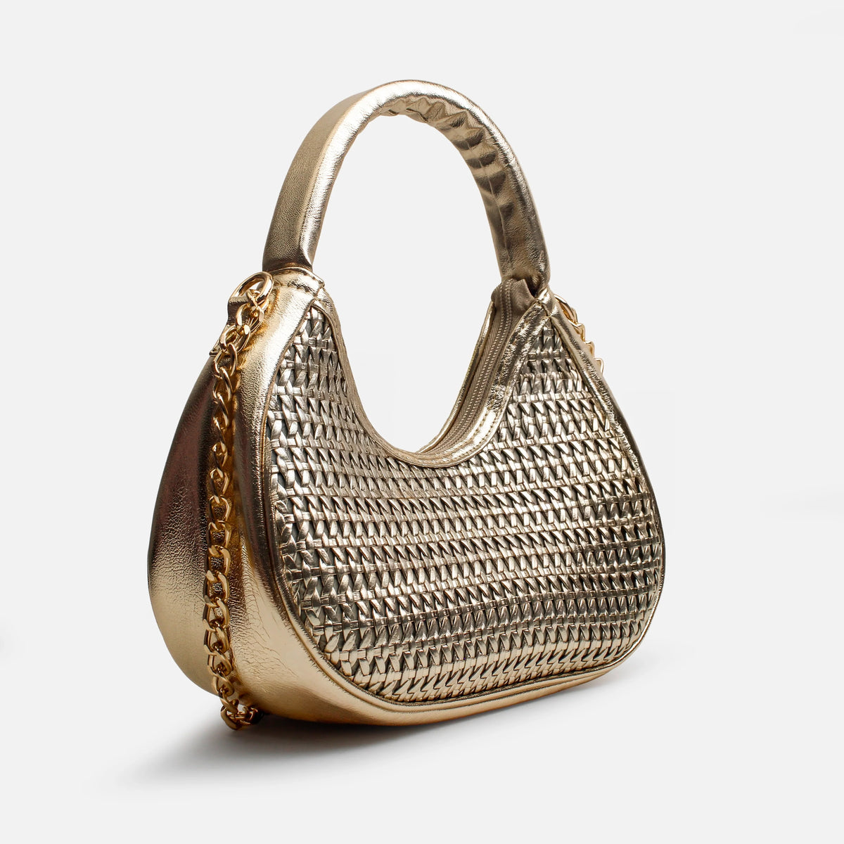 Bolso manos libres noxia de sintético para mujer - Oro