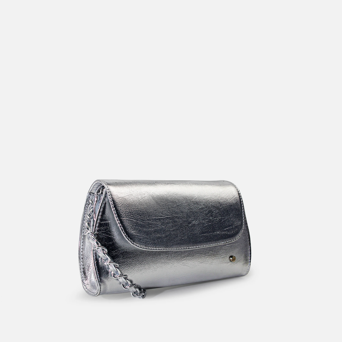 Bolso manos libres solaris de sintético para mujer - Plateado