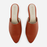 Zueco plano violet de sintético para mujer - Miel