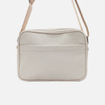 Bolso manos libres rubi de cuero para mujer - Hueso