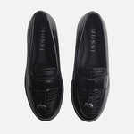 Mocasin plano kimberly de sintético para mujer - Negro