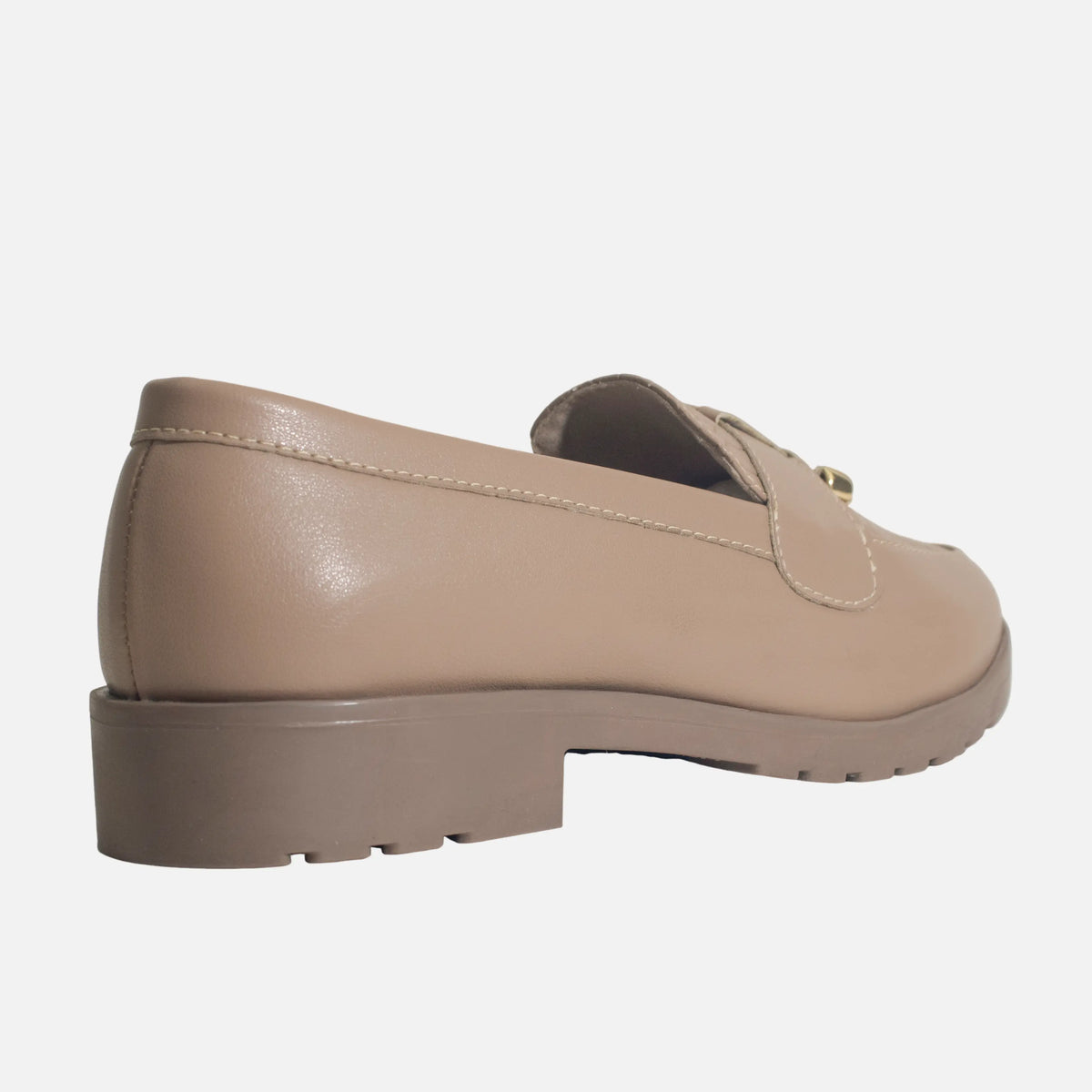 Mocasin plano kimberly de sintético para mujer - Almendra