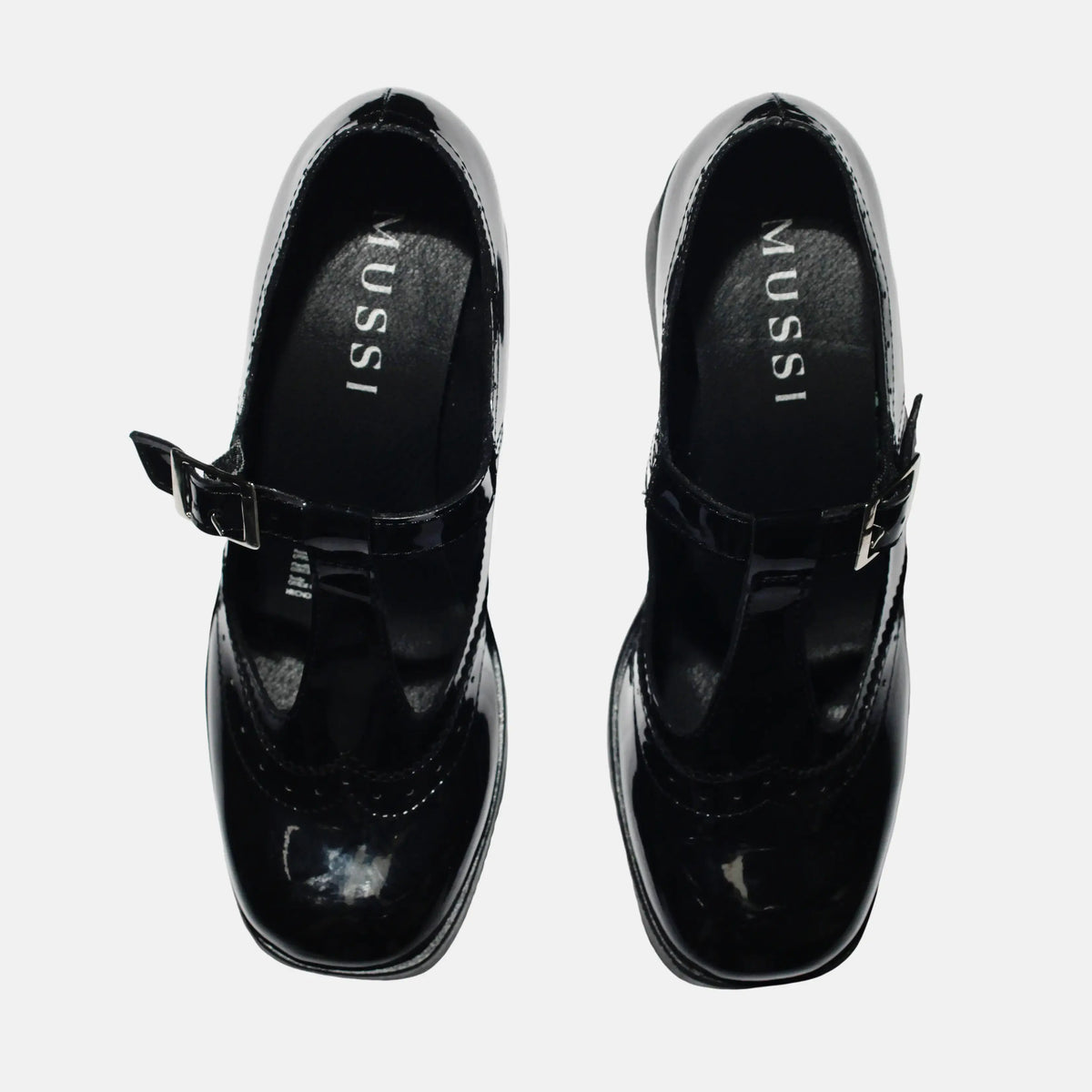 Mocasin tacon arlen de sintético para mujer - Negro