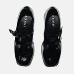 Mocasin tacon arlen de sintético para mujer - Negro
