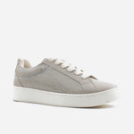 Tenis Sneakers namibia de cuero para mujer - Gris