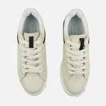 Tenis namibia de cuero para mujer - Hueso