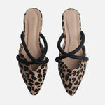 Baleta destalonada many de textil para mujer - Cafe