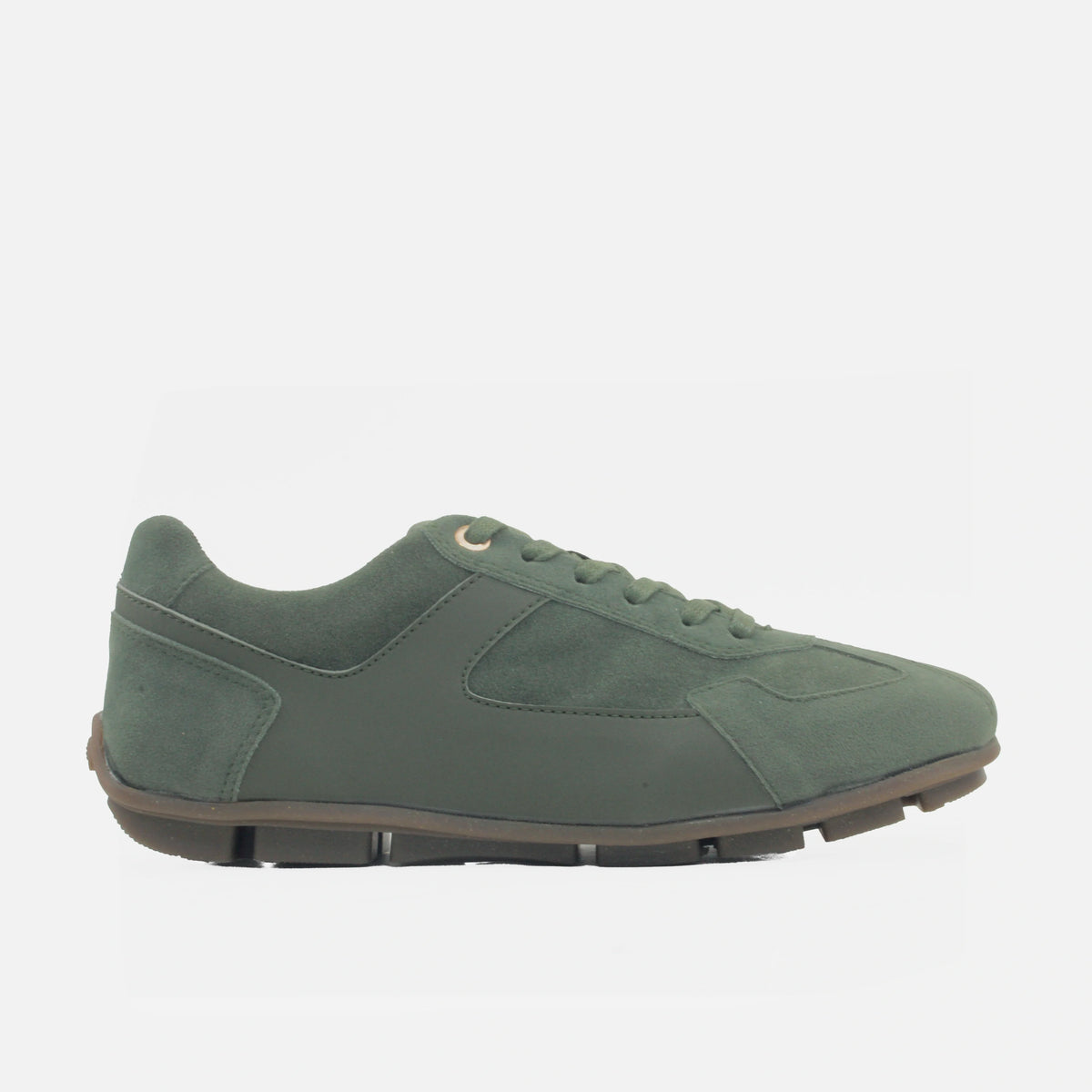 Tenis jessie de cuero para mujer - Verde