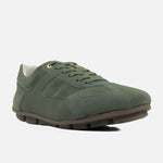 Tenis jessie de cuero para mujer - Verde