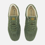 Tenis jessie de cuero para mujer - Verde