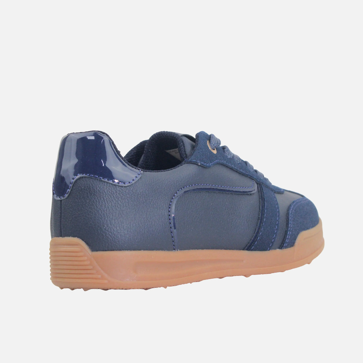 Tenis violeta de sintético para mujer - Azul