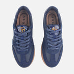 Tenis violeta de sintético para mujer - Azul