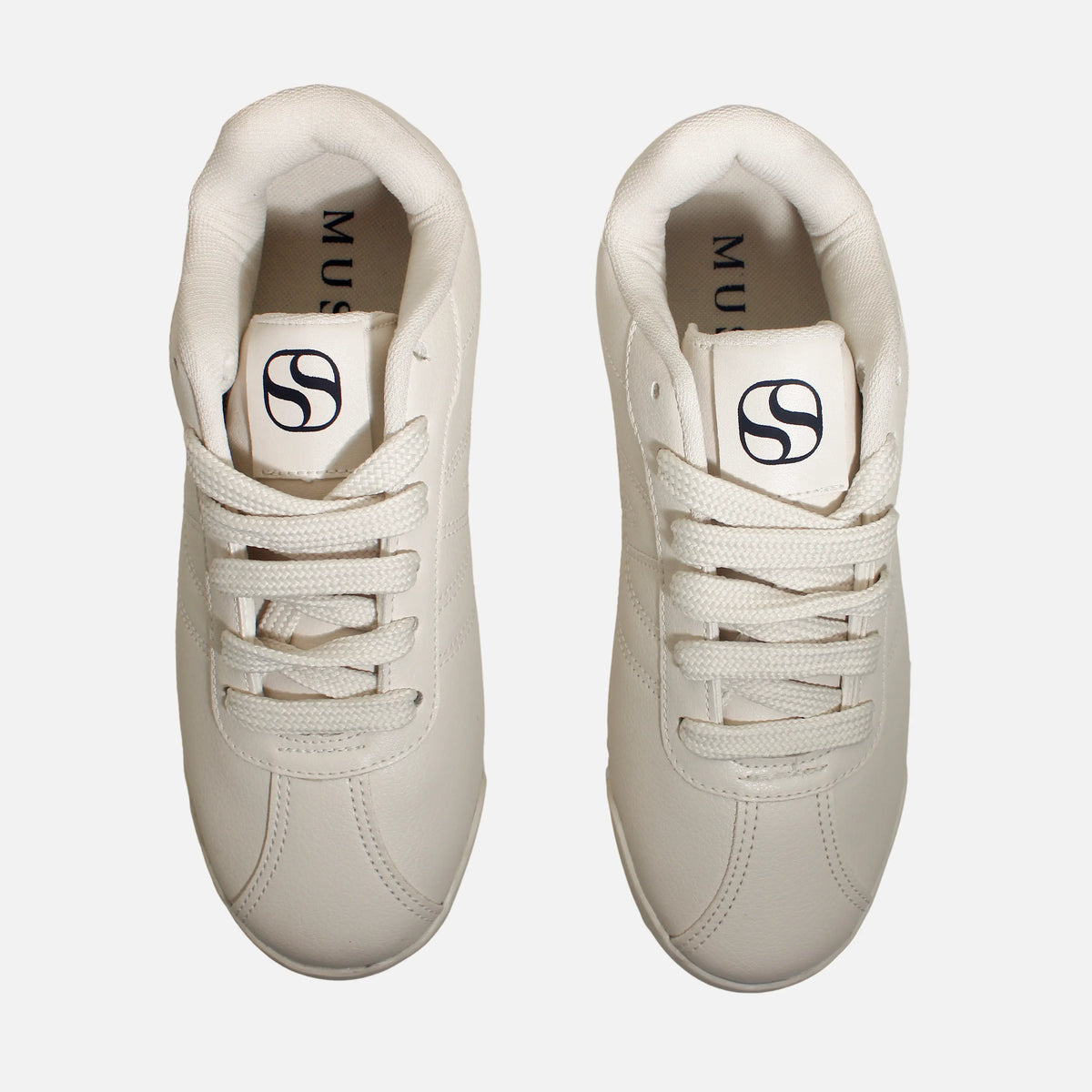 Tenis pricilla de sintético para mujer - Blanco