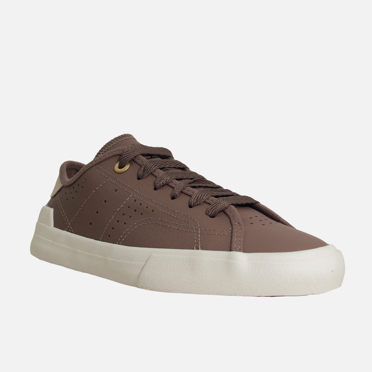 Tenis abigail de cuero para mujer - Miel