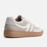 Tenis hoshi de cuero para mujer - Taupe