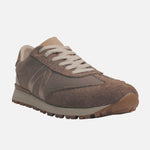 Tenis duna de cuero para mujer - Taupe
