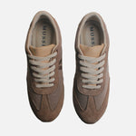 Tenis duna de cuero para mujer - Taupe