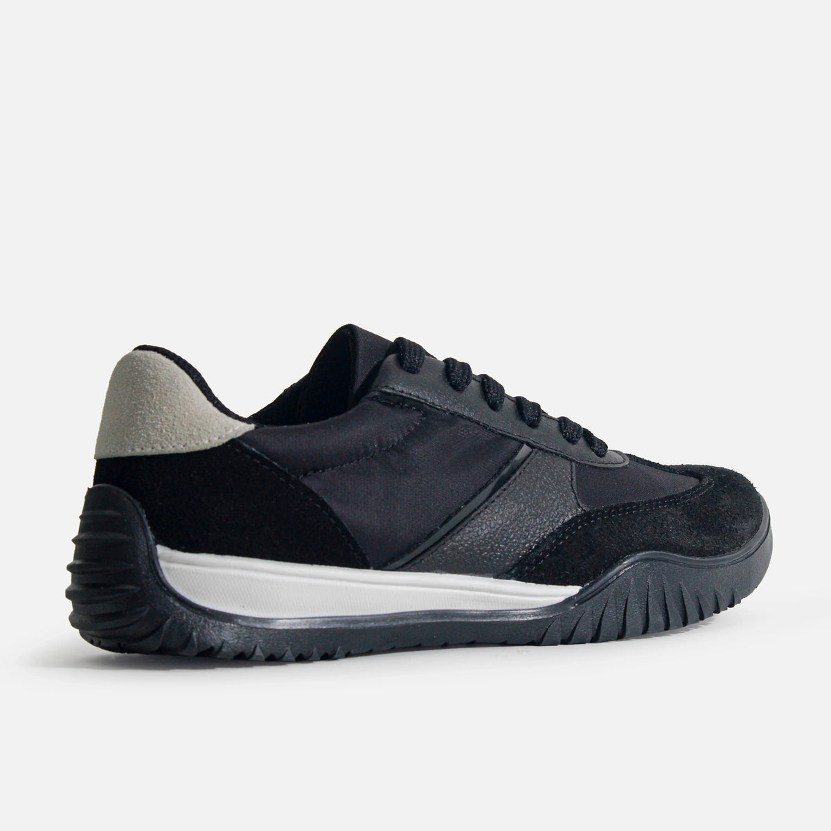 Tenis albalina de sintético para mujer - Negro