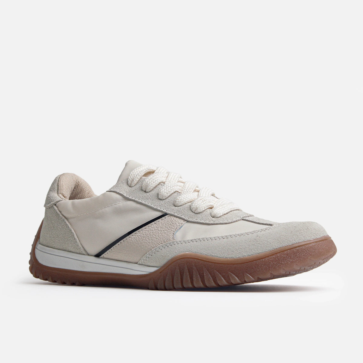 Tenis albalina de sintético para mujer - Hueso