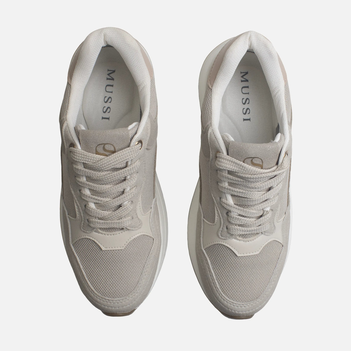 Tenis ilia de sintético para mujer - Beige