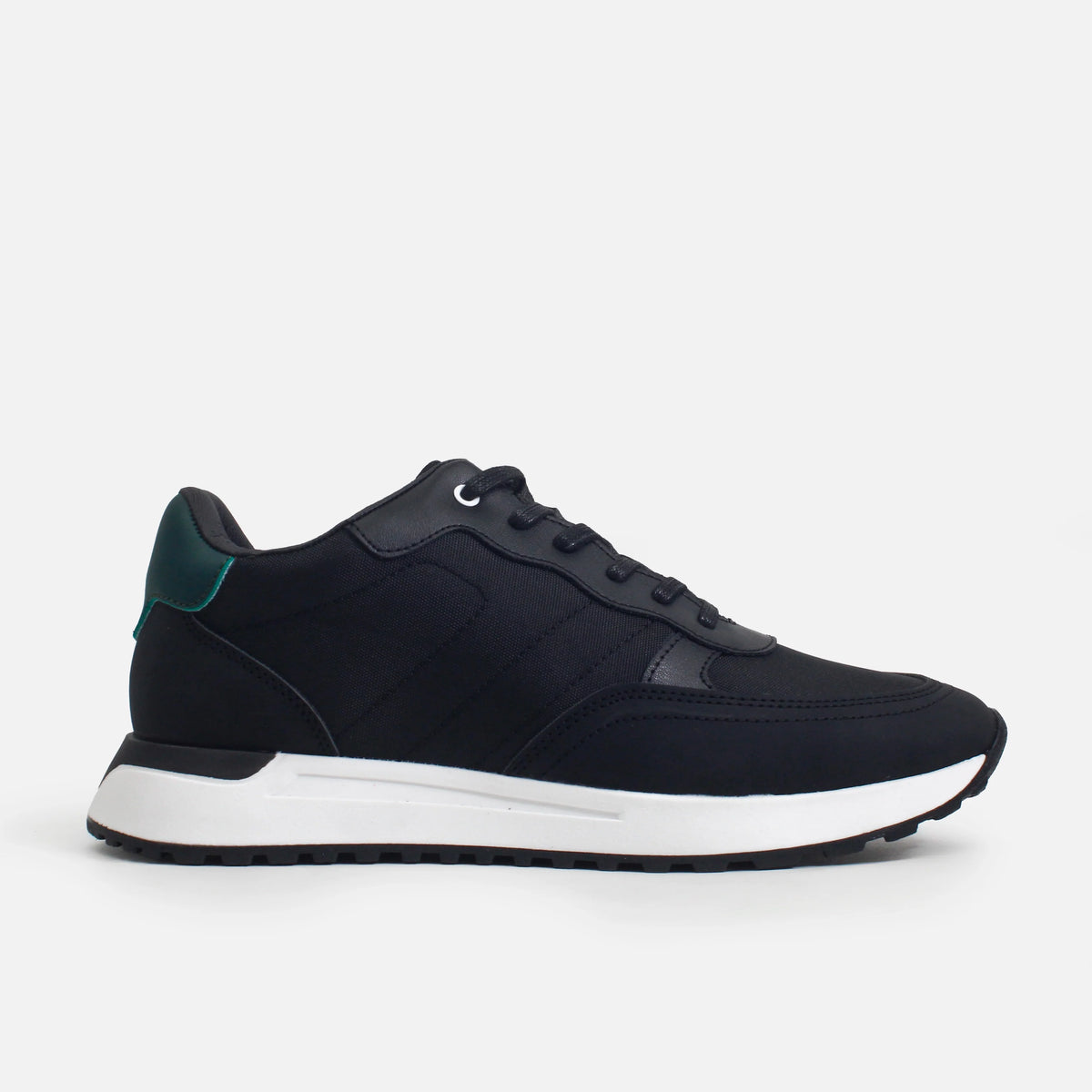 Tenis gian de textil para hombre - Negro