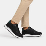 Tenis gian de textil para hombre - Negro