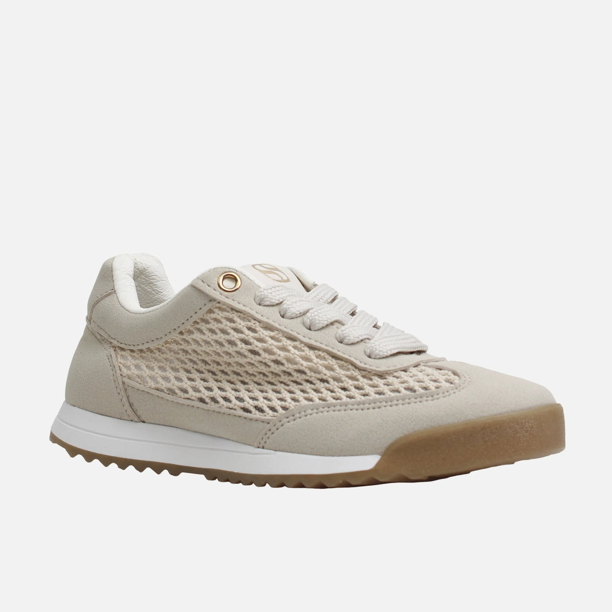 Tenis elena de sintético para mujer - Hueso