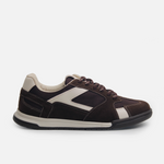 Tenis quira de cuero para mujer - Café