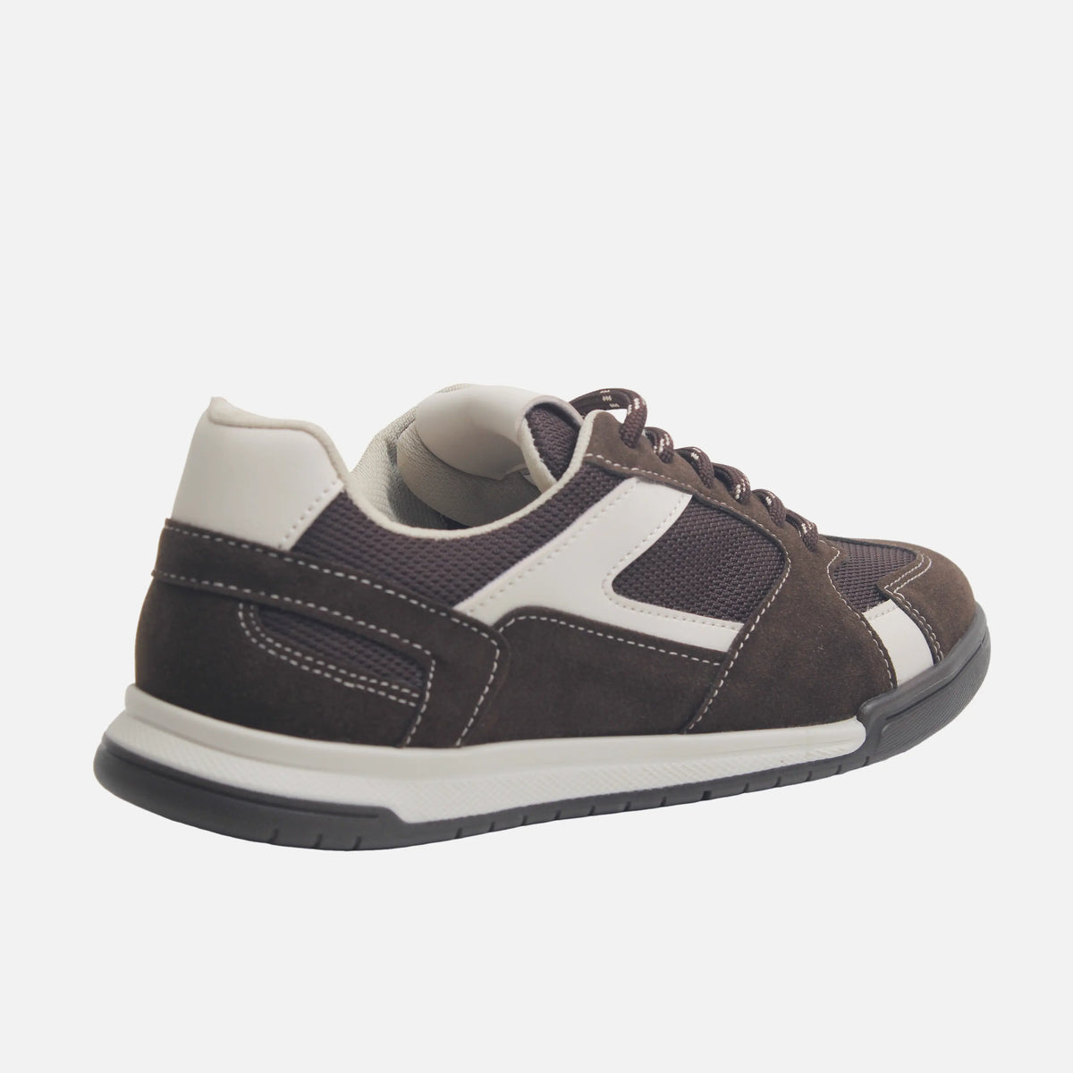 Tenis quira de cuero para mujer - Café