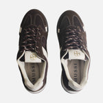 Tenis quira de cuero para mujer - Café