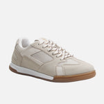 Tenis quira de cuero para mujer - Hueso