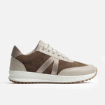 Tenis onixia de cuero para mujer - Café