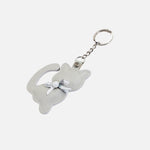 Llavero ivy de cuero para mujer - Gris