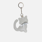 Llavero ivy de cuero para mujer - Gris