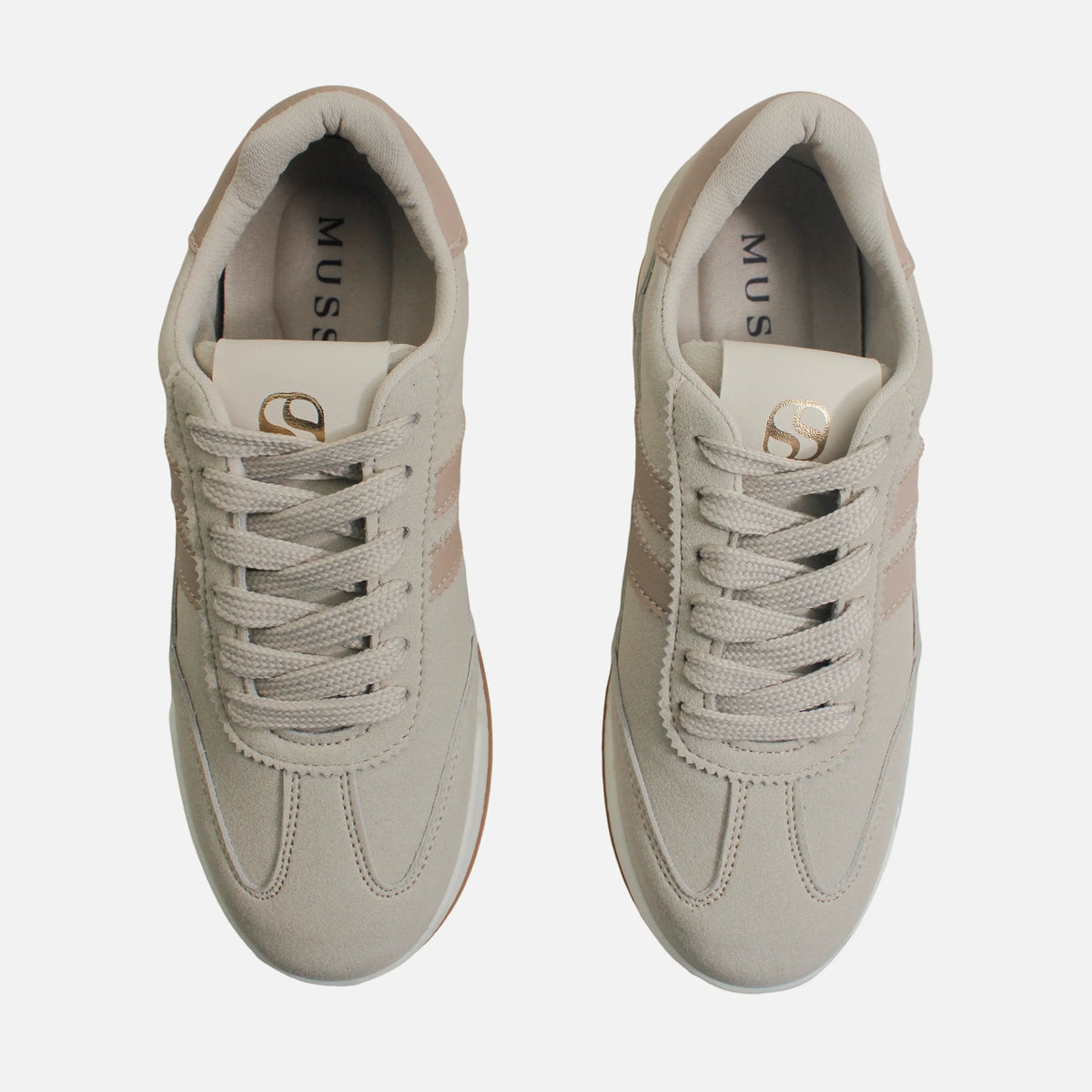 Tenis con plataforma naeva de sintético para mujer - Rosado