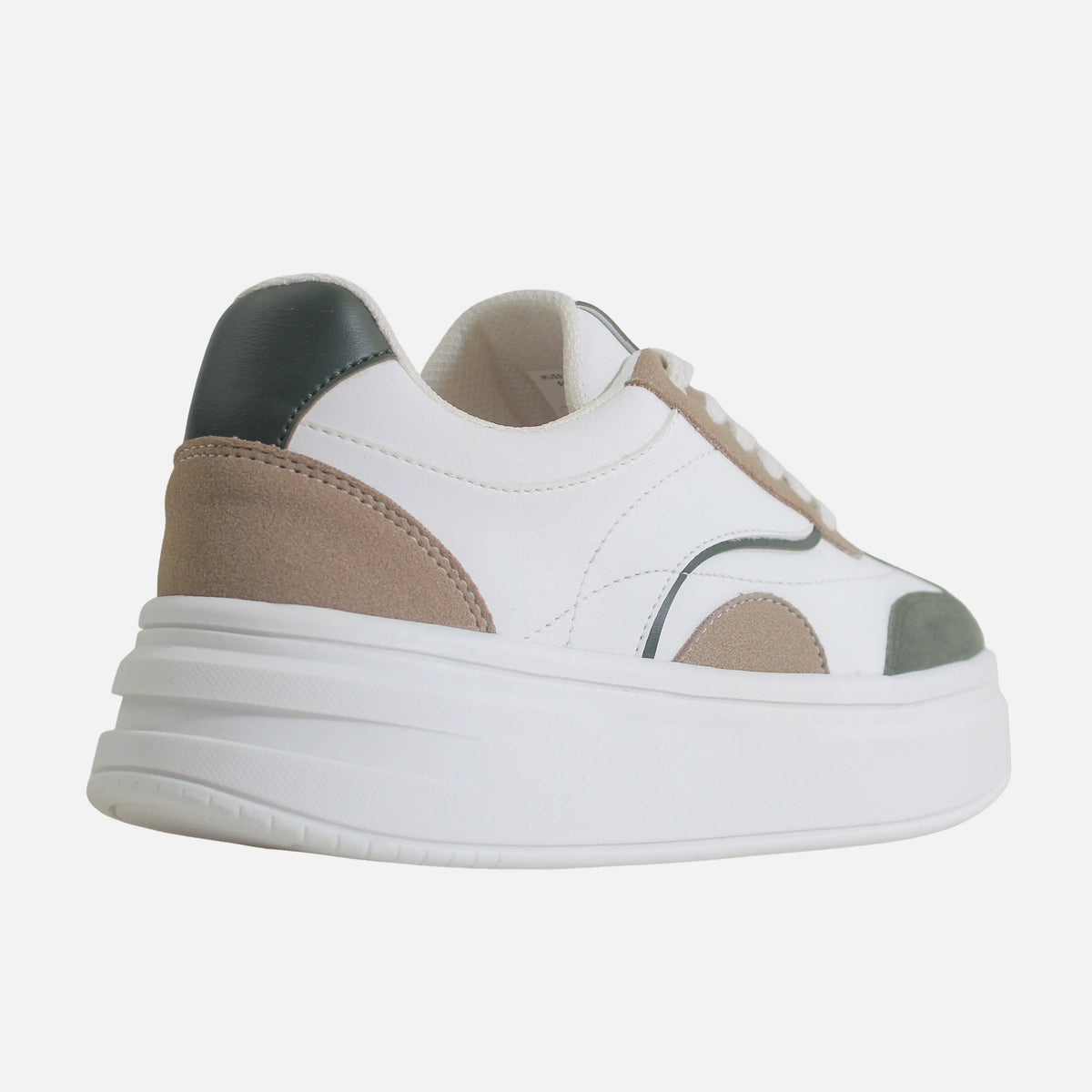 Tenis con plataforma helen de sintético para mujer - Verde