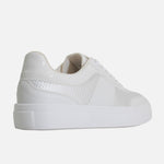 Tenis con plataforma emily de sintético para mujer - Blanco