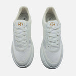 Tenis con plataforma emily de sintético para mujer - Blanco